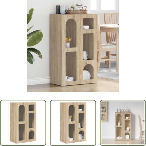 Credenza moderna -  Credenza Rovere Sonoma 59 x 35 x 100,5 cm Legno multistrato