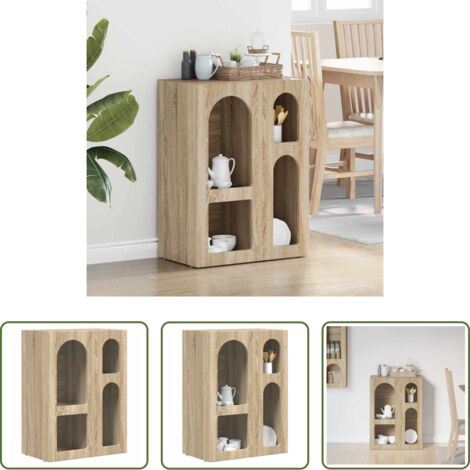 Credenza moderna -  Credenza Rovere Sonoma 59 x 35 x 80.5 cm Legno multistrato