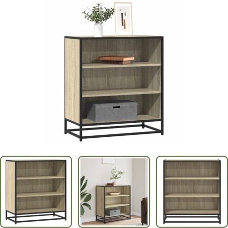 Credenza moderna -  Credenza Rovere Sonoma 68x35x76 cm in Truciolato