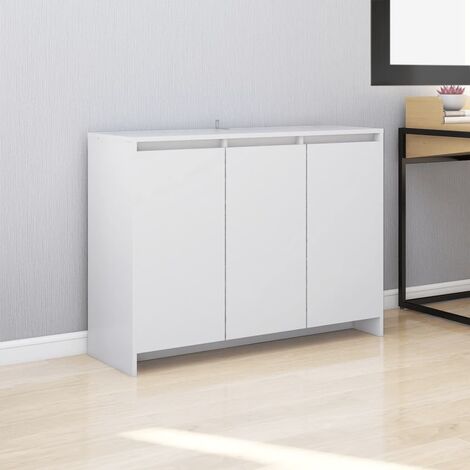 buffet londra 02 bianco e pietra, 120x35x83 cm