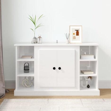 Madia moderna 3 ante bianco lucido credenza elegante mobile salotto so –  Artigianitalia