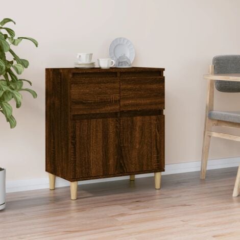 Il numero 1 del risparmio-CREDENZA MODERNA PER CUCINA O SALA DA PRANZO  71X41X178CM LEGNO GRIGIO