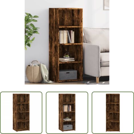 Credenza multistrato -  Credenza Rovere Fumo 45x41x124 cm in Legno Multistrato