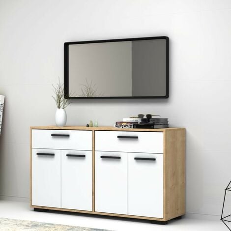 Mobile mobiletto credenza multiuso 60x40x80cm in legno per