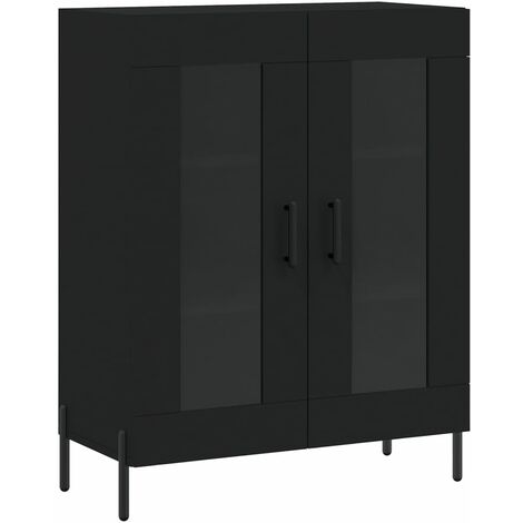Credenza Nera 69,5x34x90 cm in Legno Multistrato vidaXL