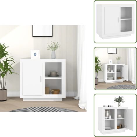 Credenza per camera da letto - vidaXL Credenza Rovere Sonoma 80x40x75 cm - Credenza in legno multistrato