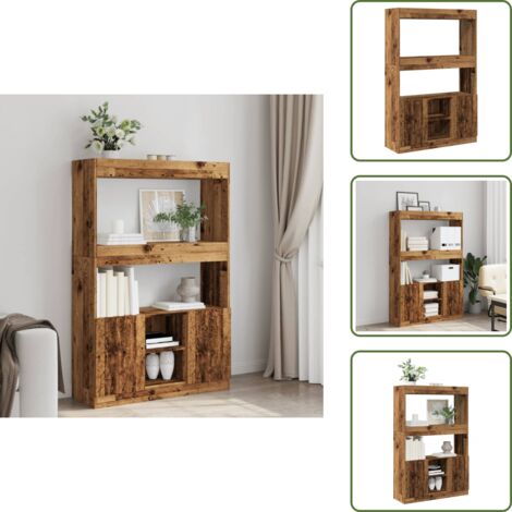 Credenza per soggiorno - vidaXL Credenza Legno Antico 92x33x140 cm in Legno Multistrato - Credenza per camera da letto
