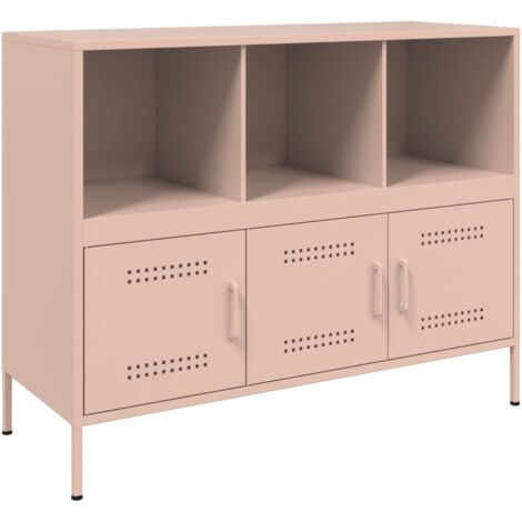 Credenza Rosa 100,5x39x79 cm in Acciaio vidaXL 471510