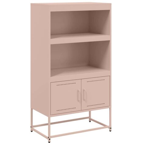 Credenza Rosa 68,5x38,5x123,5 in Acciaio vidaXL 276568