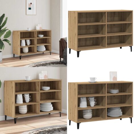 Credenza Rovere Artigianale 103,5x35x70 cm in Truciolato - Credenza in legno - Credenza rovere artigianale