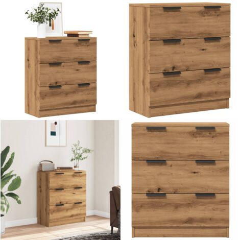 Credenza Rovere Artigianale 60x30x70 cm in Legno Multistrato - Credenza rovere - Credenza artigianale