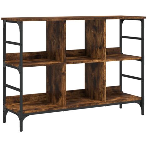 Credenza Rovere Fumo 102x32x73,5 cm in Legno Multistrato vidaXL