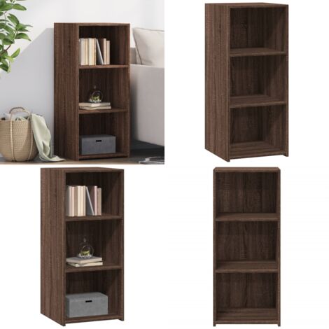 Credenza Rovere Marrone 40x41x93 cm in Legno Multistrato - Credenza marrone - Credenza multistrato