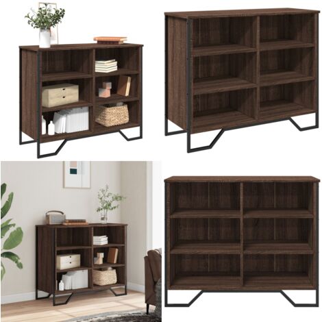 Credenza Rovere Marrone 91x35,5x74,5 cm in Legno Multistrato - Credenza moderna - Credenza marrone