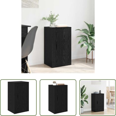Credenza rovere nero -  Credenza Rovere Nero 40 x 33 x 70 cm Legno multistrato