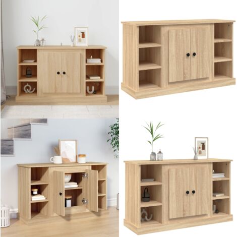 Credenza Rovere Sonoma 100x35,5x60 cm in Legno Multistrato - Credenza in legno multistrato - Credenza in Rovere Sonoma