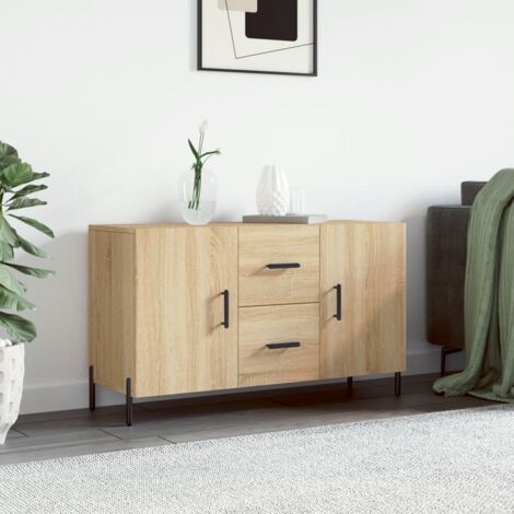 Credenza Rovere Sonoma 100x36x60 cm in Legno Multistrato vidaXL
