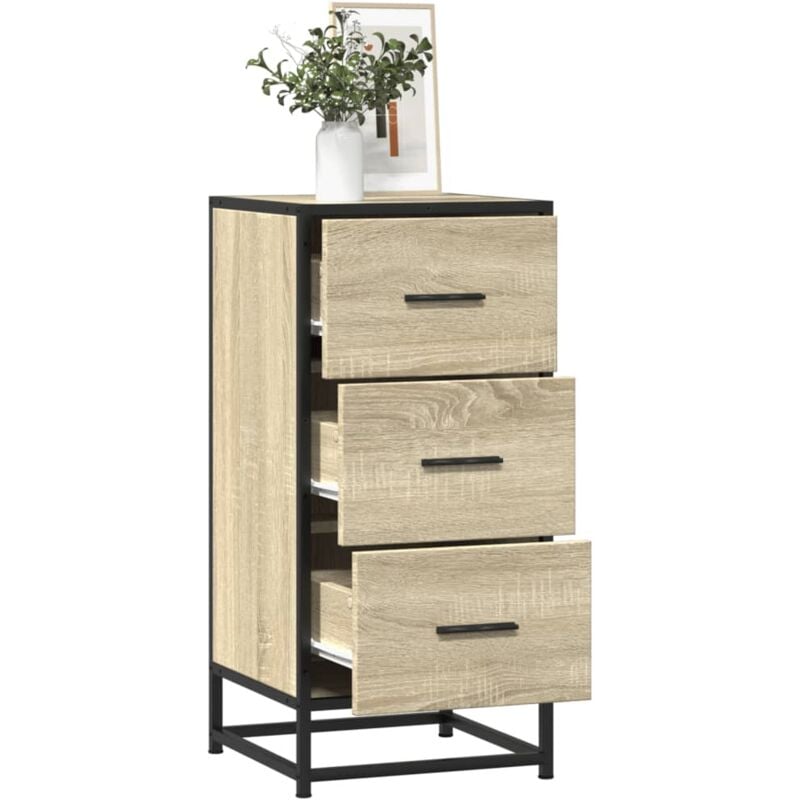 Credenza Rovere Sonoma 35,5x35x76 cm in Truciolato