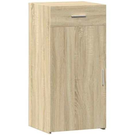 Credenza Rovere Sonoma 45x42,5x93 cm in Legno Multistrato vidaXL