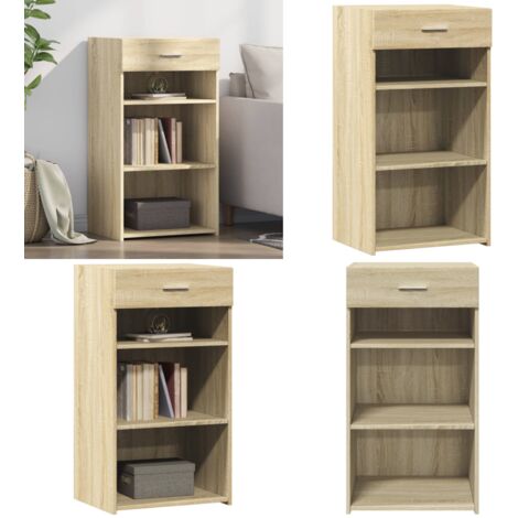 Credenza Rovere Sonoma 50x42,5x93 cm in Legno Multistrato - Credenza in legno multistrato - Credenza con cassetto