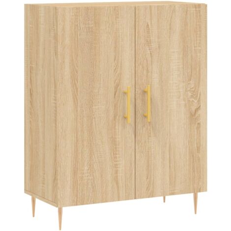 Credenza Rovere Sonoma 69,5x34x90 cm in Legno Multistrato vidaXL