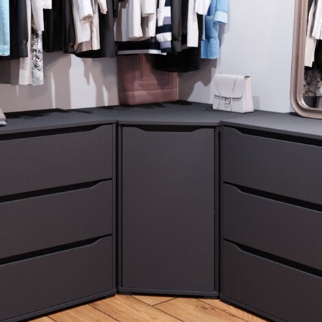 Credenza Betti Vicco - Bianco/Sonoma, 80x101.9x48 Cm, 4 Cassetti, Perfetta Per Camera Da Letto O Ingresso - Foto 8