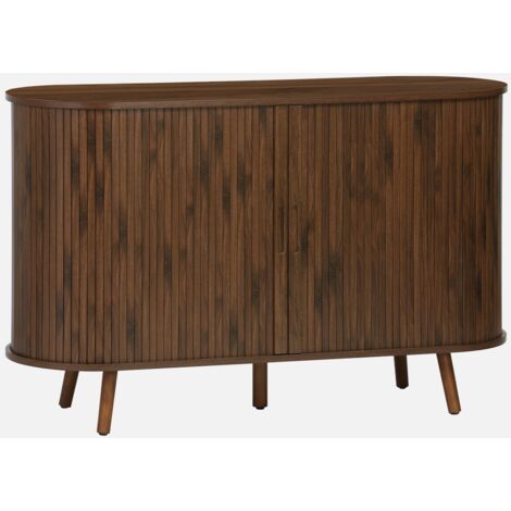Credenza scandinava a 2 ante scorrevoli, 120cm