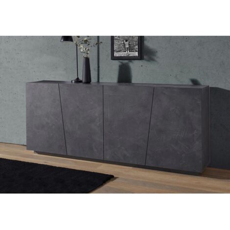 Credenza VEGA moderna 4 ante battente  ardesia