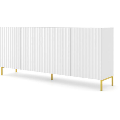 CREDENZA WAVE CABINET 200 4D BIANCO OPACO