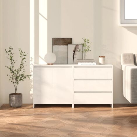 Credenza bassa,Armadietto,Mobile da Cucina Bianca 75x35x70 cm in