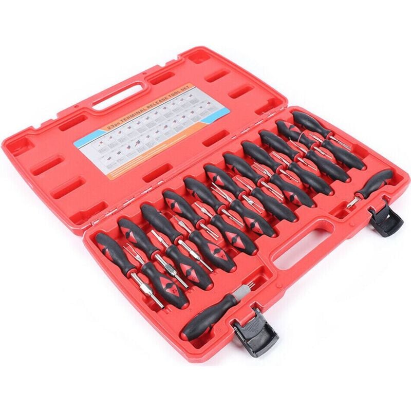 Image of Crediri 23-teiliges Stecker-Entriegelungswerkzeug, Auto-Reparaturstecker, Auto-Kabelbaum