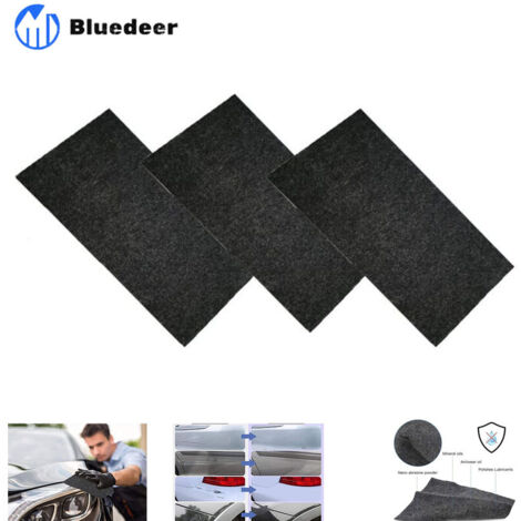Crediri 3er-Pack magische Nano-Tücher – Nano-Glitzer-Entfernung von Autokratzern – leichte Reparaturen, Oberflächenpolieren und Wasserflecken