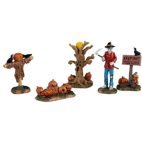 Creepy Pumpkin Patch Set Of 5 Cod. 52513
