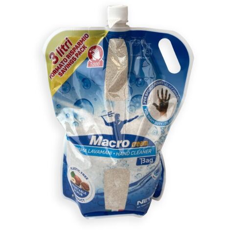 Crema de manos recarga L 3,0 Macrocream Nettuno