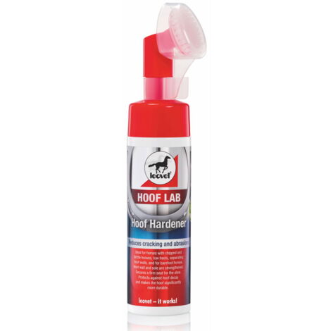 Crema indurente HOOF LAB Leovet per zoccoli secchi e fragili rinforzante protegge da screpolature e frastagliamento 200 ml