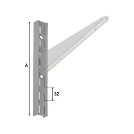 CREMAGLIERA 2750 CM.198 CROMO SAT SENZA ACCESSORI