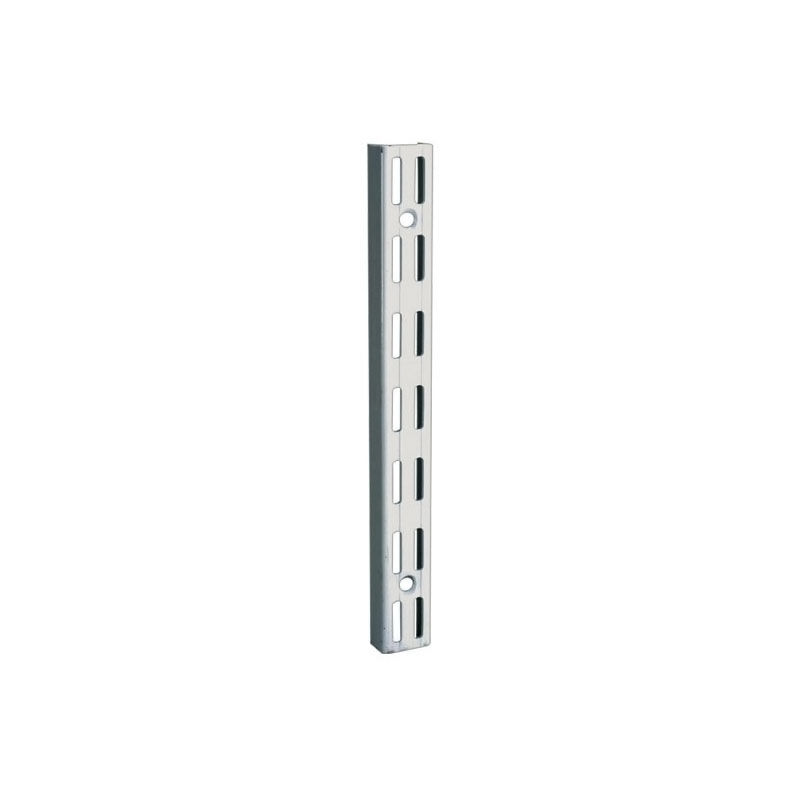 Element System - Crémaillère double en acier - entraxe 32 mm - Décor : Noir mat - Longueur : 1400 mm - ral : 9005