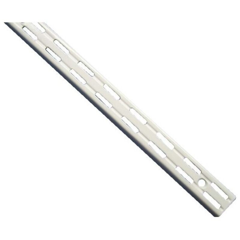 Strauss Vonderweidt - Crémaillere 3201 Double Perforation Hauteur 206cm Epoxy Blanc