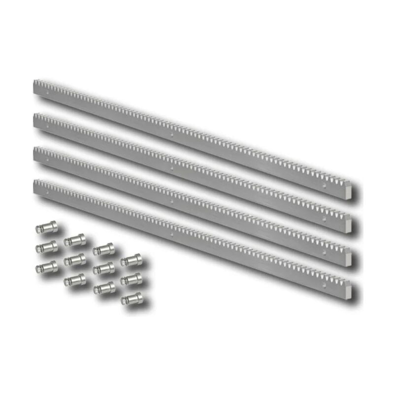 crémaillère module 4 en acier galvanisé 30x12 - 4 mètres - crem30x12 4