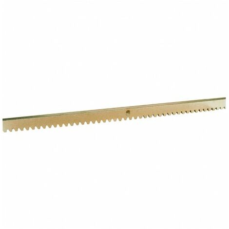 Crémaillère Métal zinguée EA 3012Z - 1m, 30x12mm, Avec 3 supports, module 4, pour portail coulissant