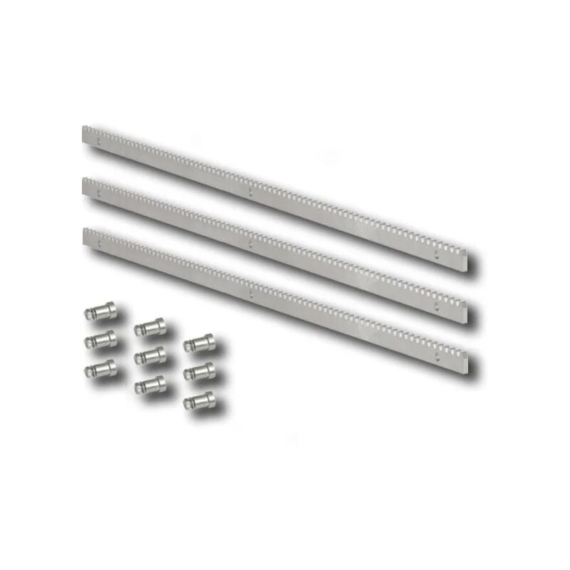 crémaillère module 4 en acier galvanisé 30x12 - 3 mètres - crem30x12 3