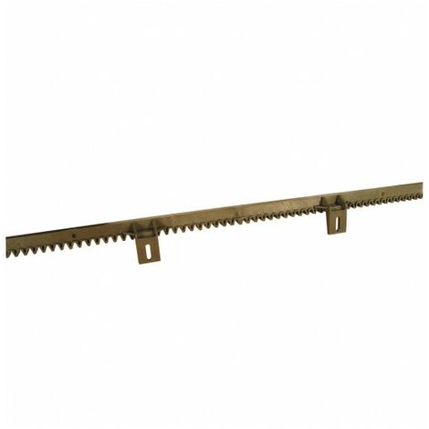 Crémaillère Nylon 4 Attaches Inferieures EA CRENYLA - 1m 30 x 12 mm, Module 4, Poids maxi du portail coulissant 400kg