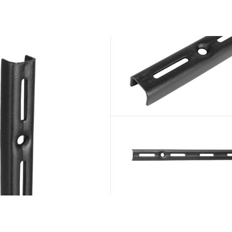 Crémaillère simple 149,5 cm noir - Par pièce