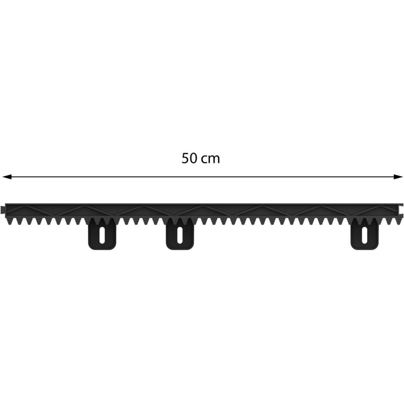 Crémaillère supplémentaire 50cm pour motorisation de portail Extel 761105 Extel