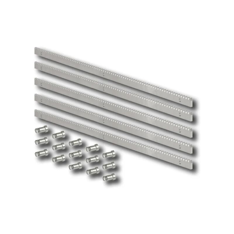 

cremallera m4 acero galvanizado 30x12 - 5 metros - crem30x12 5
