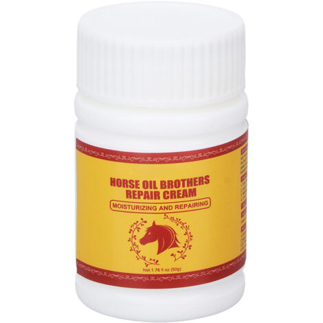 Crème à l'huile de cheval 50g - Réparation intense, hydratation rapide pour mains et pieds - Anti-engelures