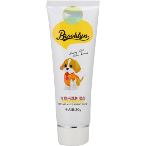 Crème Colorante Professionnelle 80g pour Chiens et Chats - Teinture DIY Verte Noël