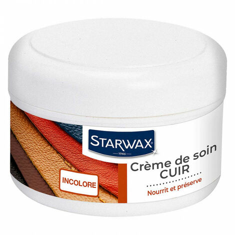 Crème de soin incolore pour cuir 150ml STARWAX - Incolore
