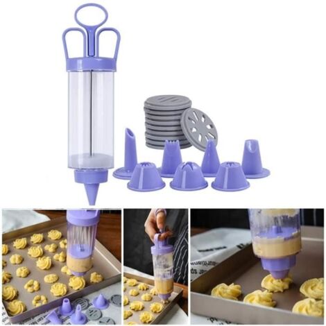 Crème Décoration Pistolet À Main Biscuits À La Crème Seringue Ensemble De Décoration De Gâteau Outils