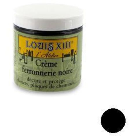 Crème décorative ferronnerie 250 ml couleur noir – Application précise sur surfaces métalliques – Protection et décoration durable – Avel